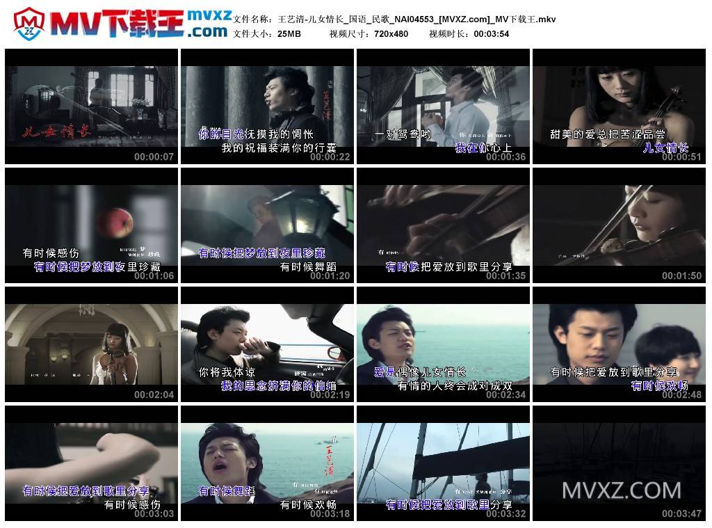 王艺清-儿女情长_国语_民歌_NAI04553